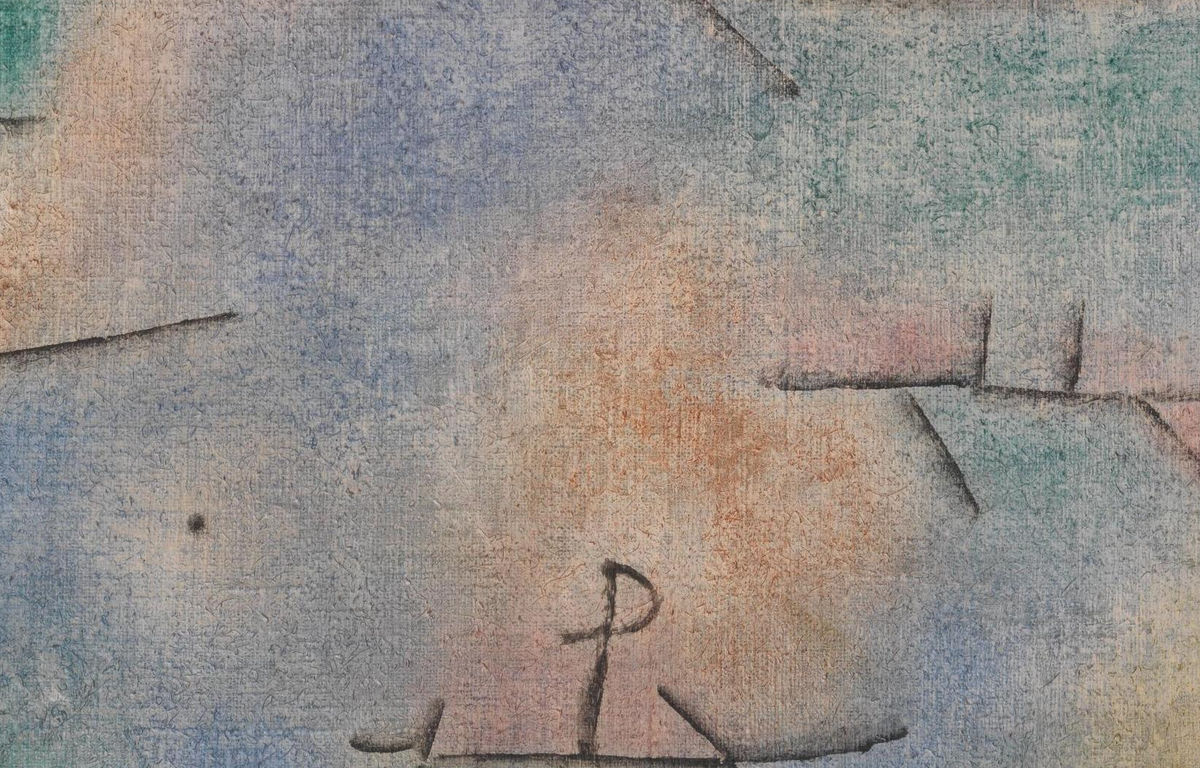 Detail 4: Smaller hull and mast marks below in Harbour with Sailing Ships